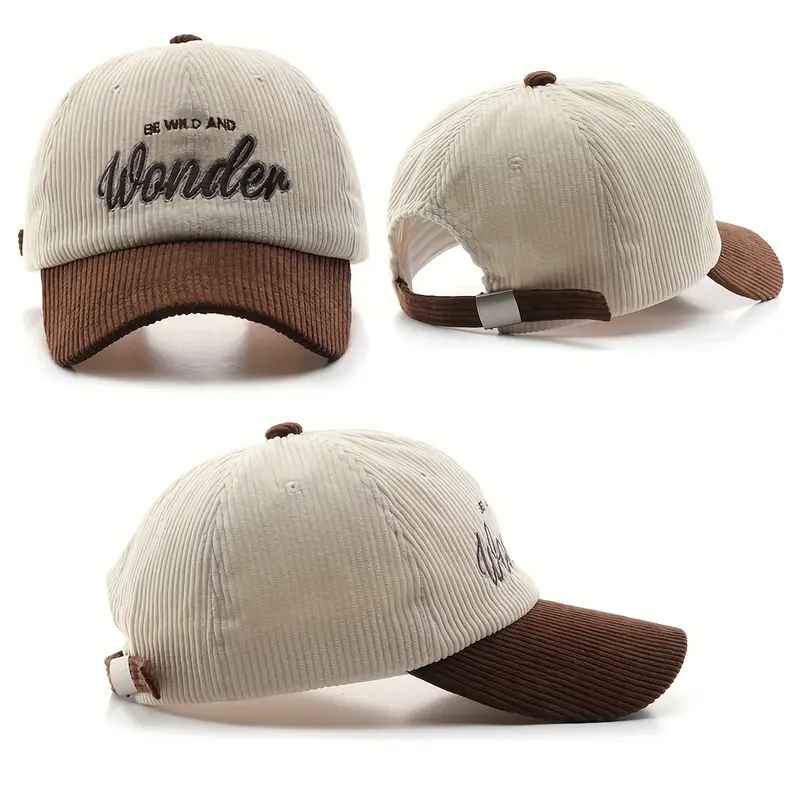 Corduroy Wonder Baseball Cap - H2036