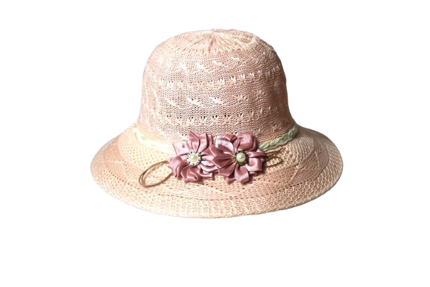 Flower Ribbon Premium Women's Hat - H1023