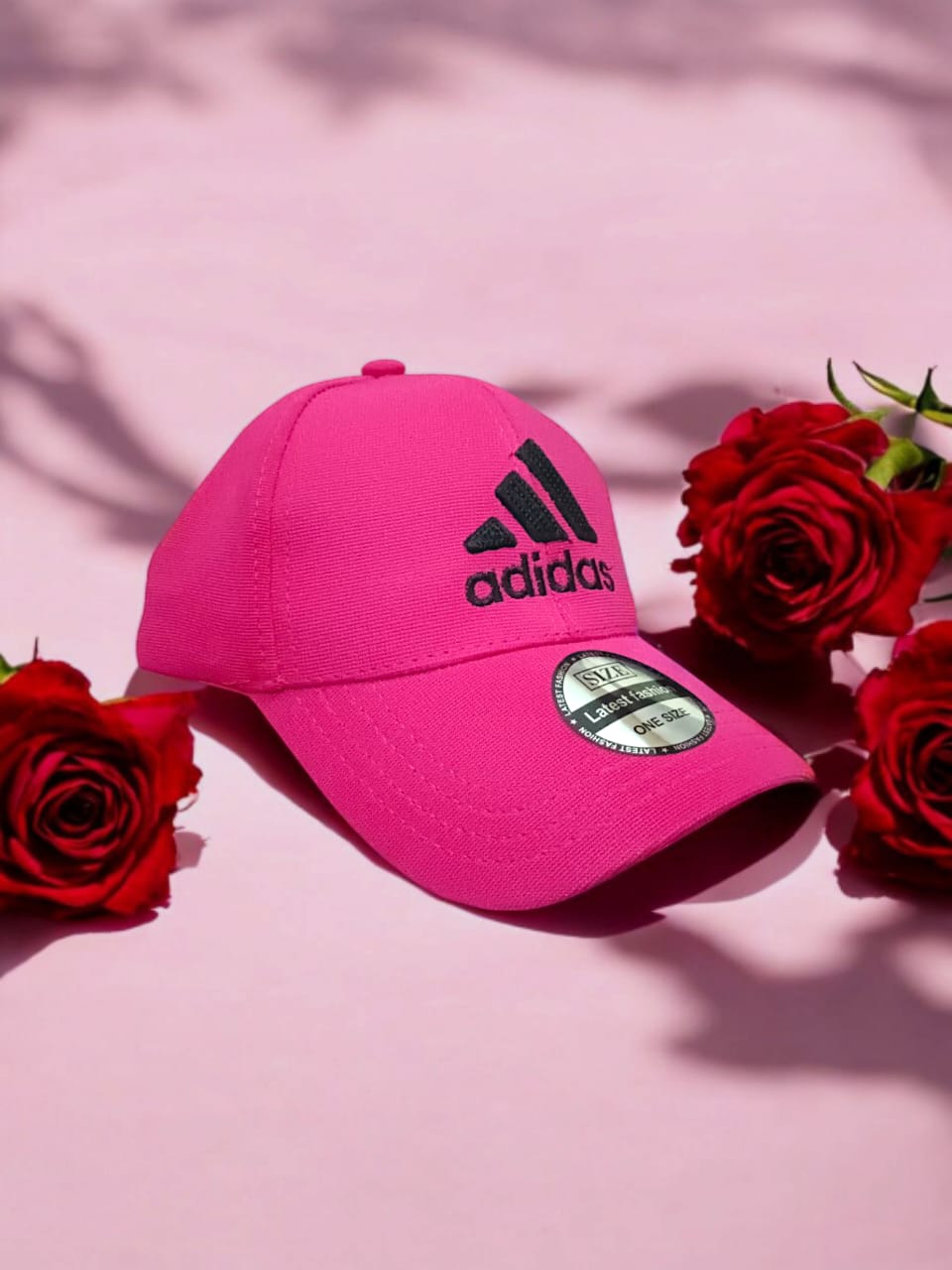 Premium Dark Pink Cotton Cap - H2004