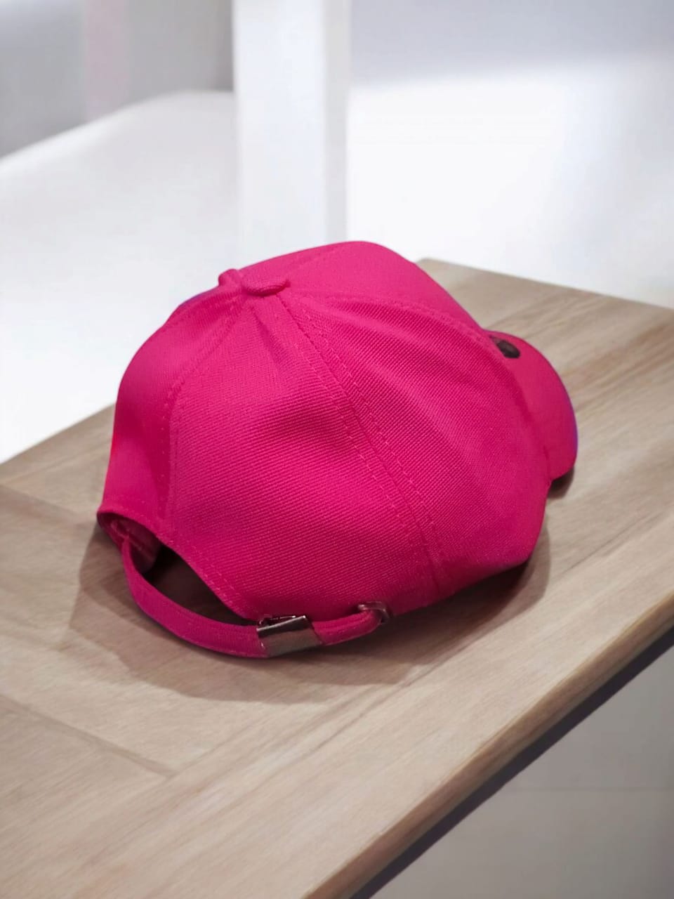 Premium Dark Pink Cotton Cap - H2004