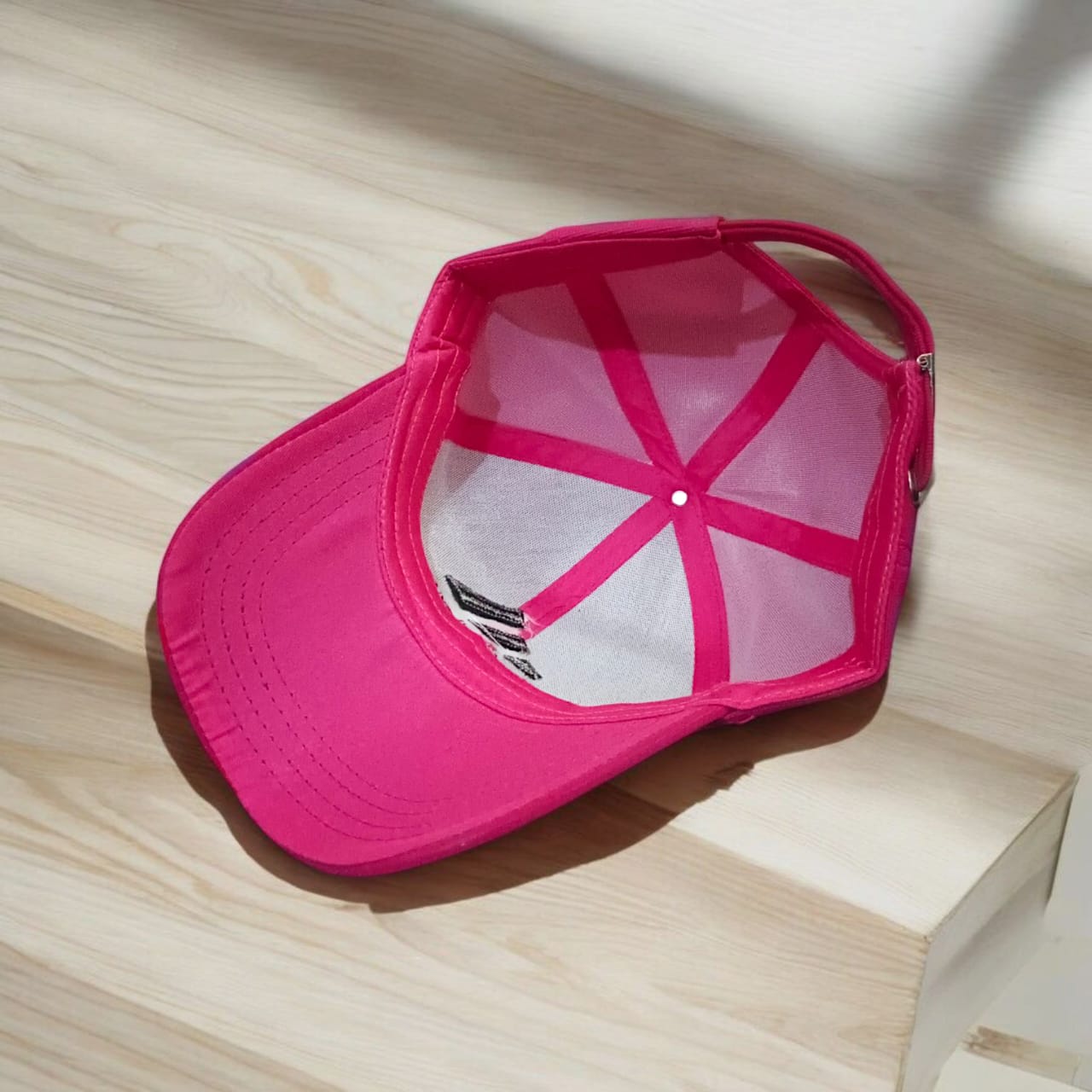 Premium Dark Pink Cotton Cap - H2004