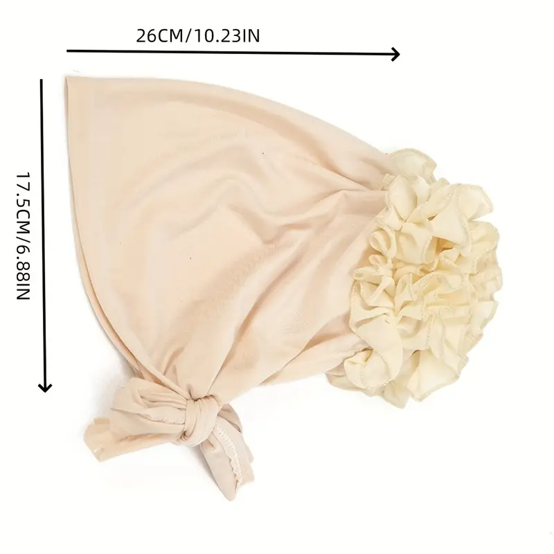 Women's Solid Color Scarf Hat - H2900
