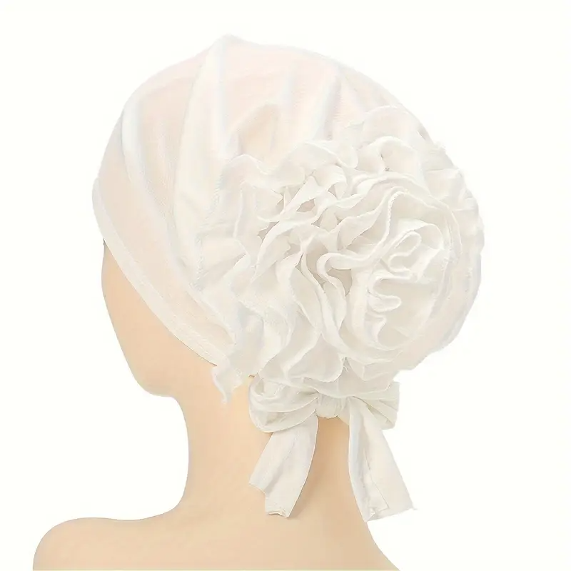Women's Solid Color Scarf Hat - H2900