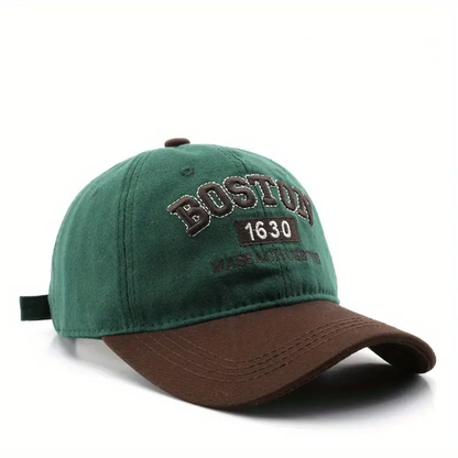 Boston 1630 Embroidered Baseball Cap - H5021