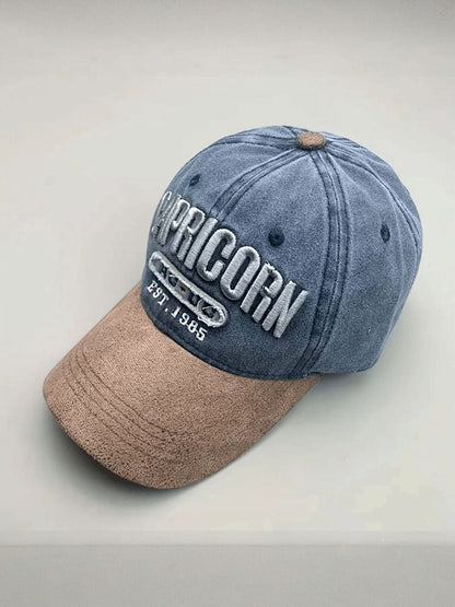 Capricorn Distressed Baseball Cap - H5025