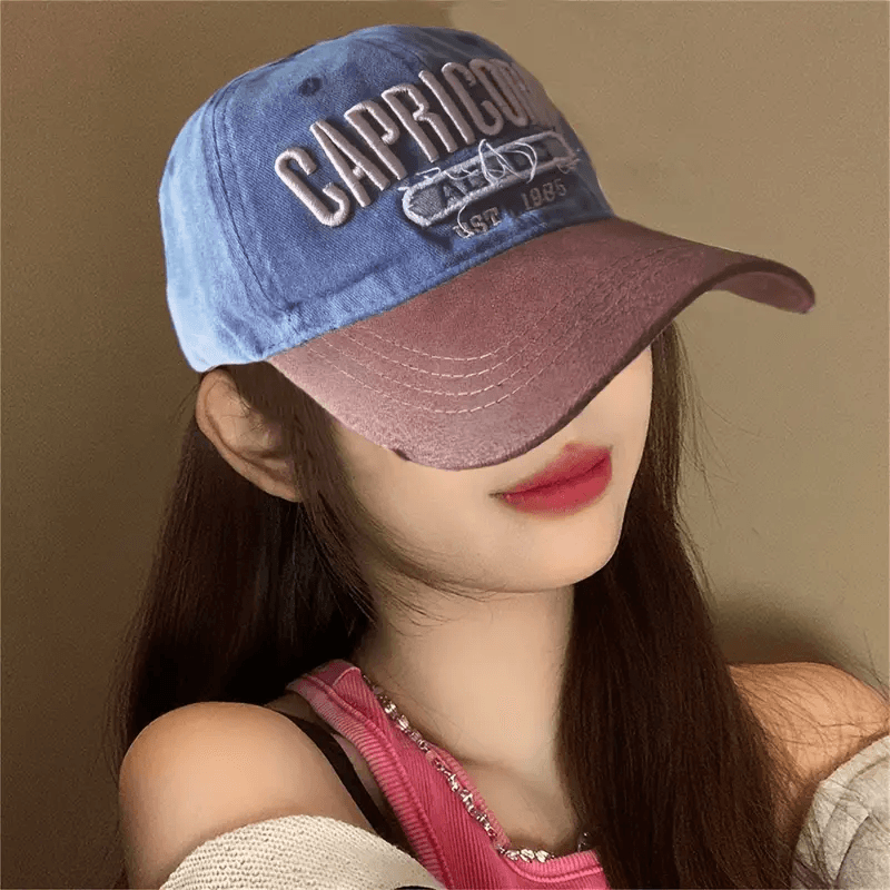 Capricorn Distressed Baseball Cap - H5025