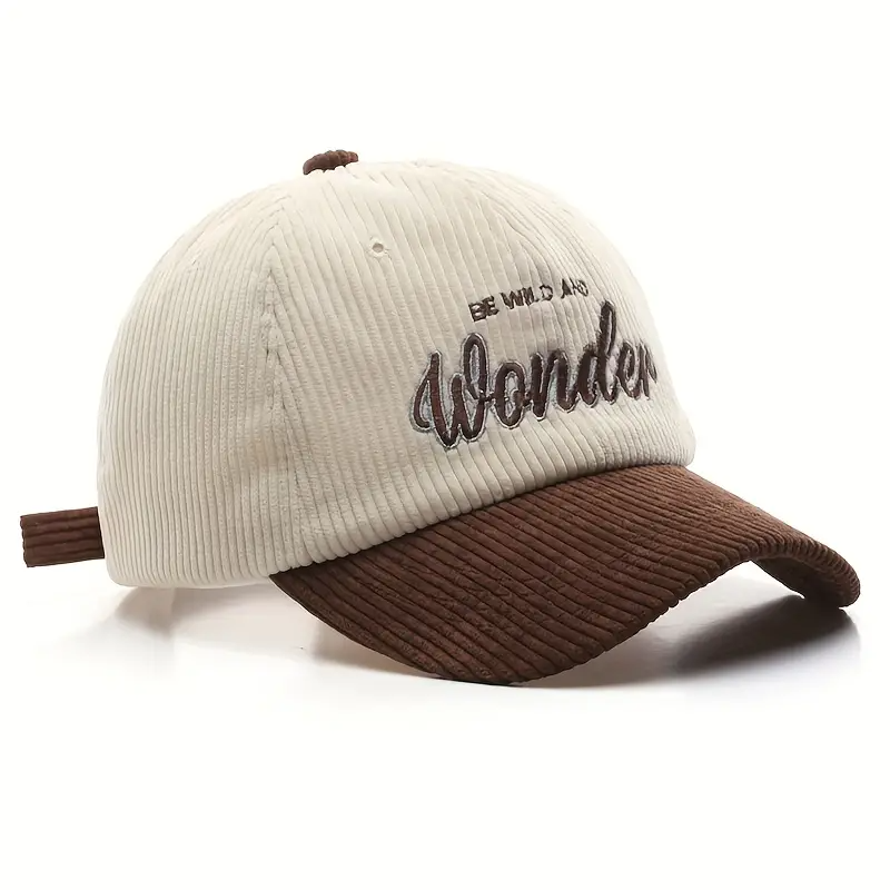Corduroy Wonder Baseball Cap - H2036