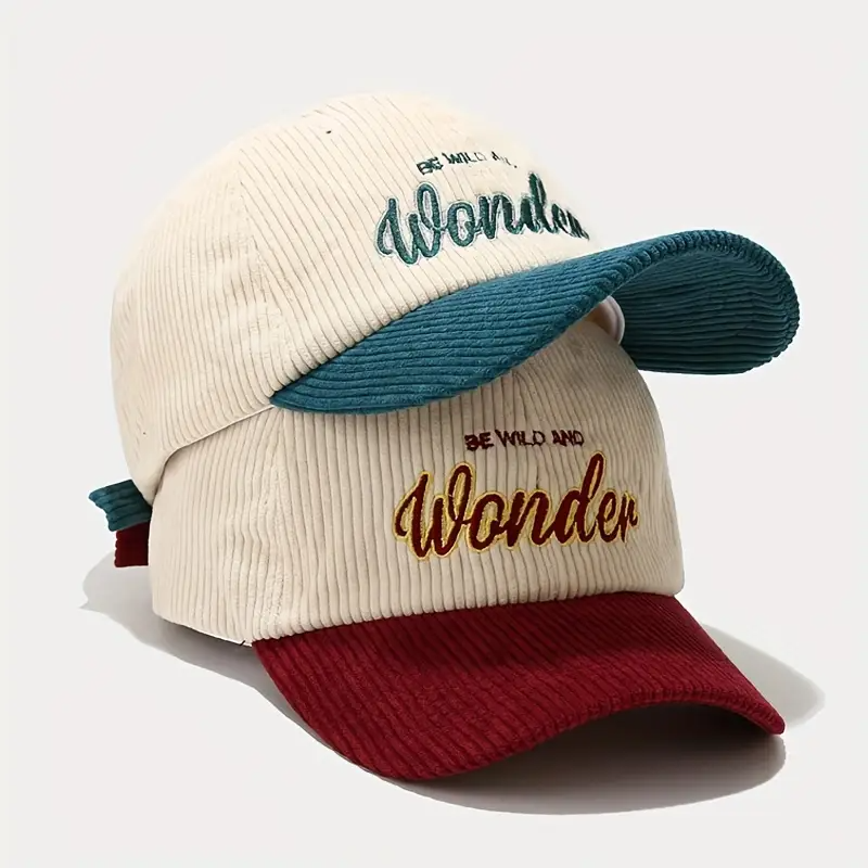 Corduroy Wonder Baseball Cap - H2036