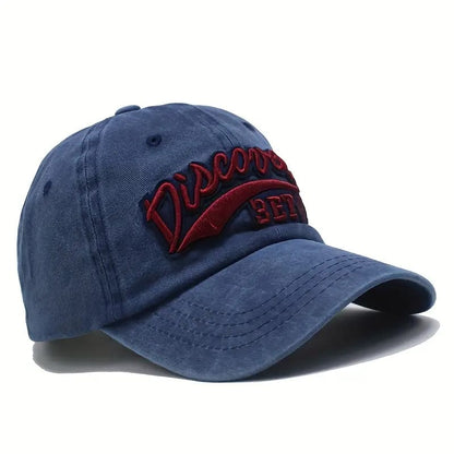 Vintage Distressed Snapback Baseball Cap - H712