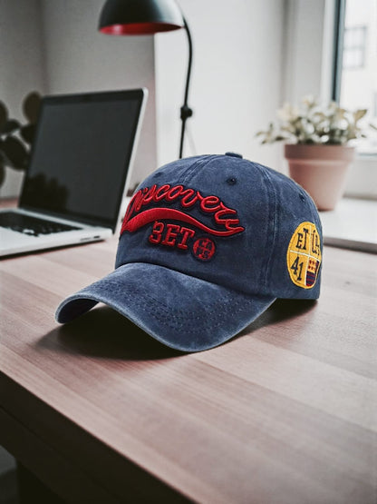 Vintage Distressed Snapback Baseball Cap - H712