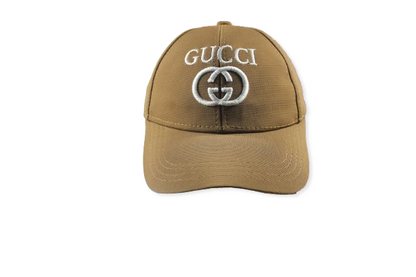 Gucci  Embroidered Cotton Cap - H104