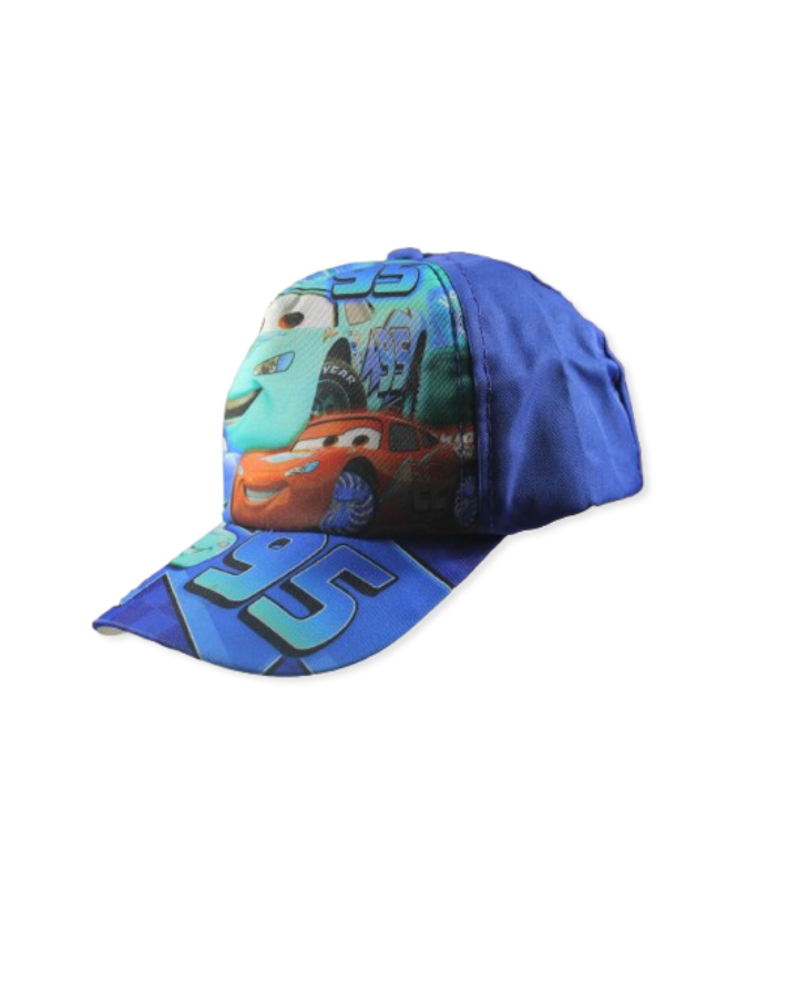 cars Adjustable Printed Cap for Kids – Fun & Comfortable - H1027