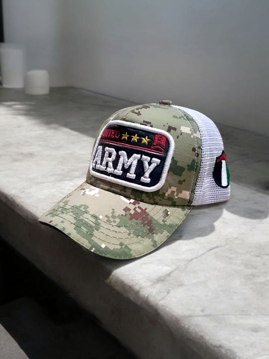 Premium Army Trucker Cap - H1017