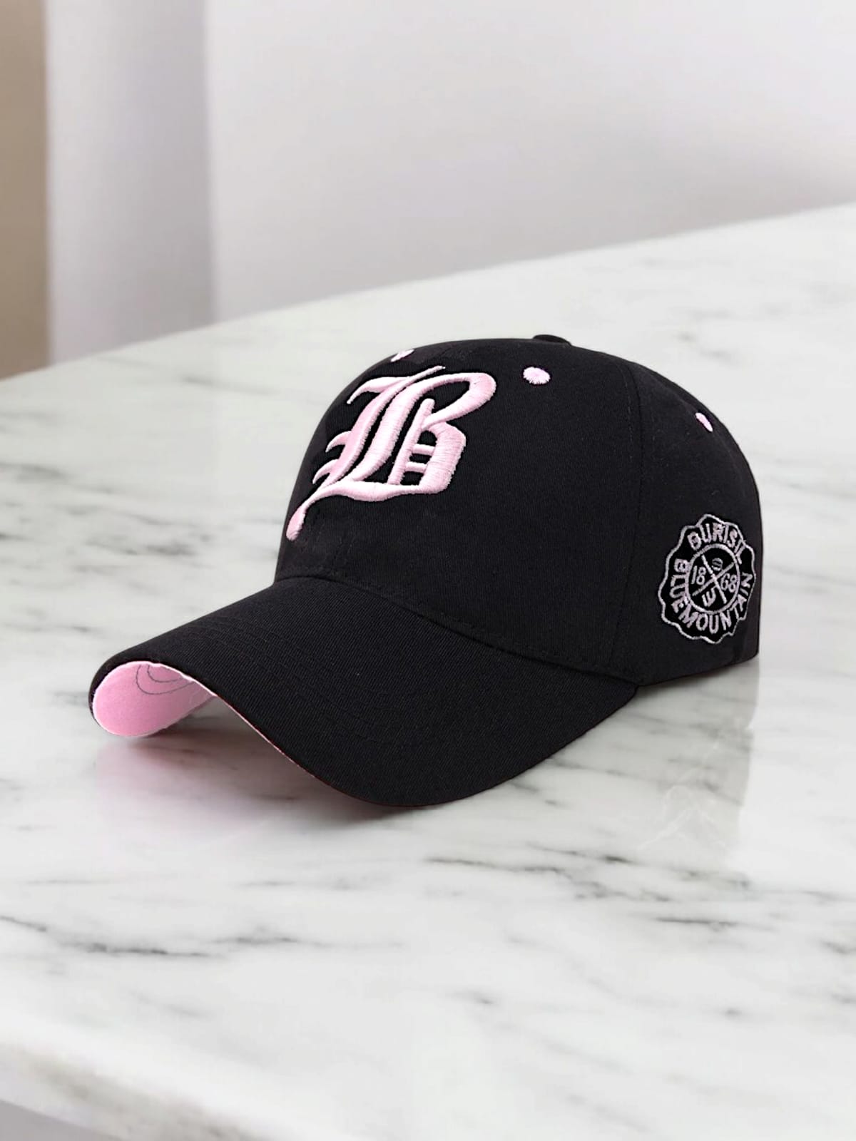 Premium Unisex Embroidered Alphabet Peaked Cap 