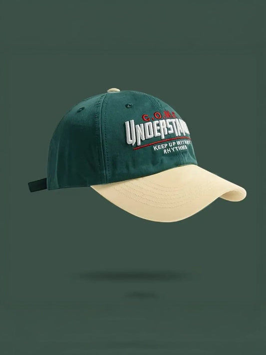 Two-Tone Embroidered Cap 