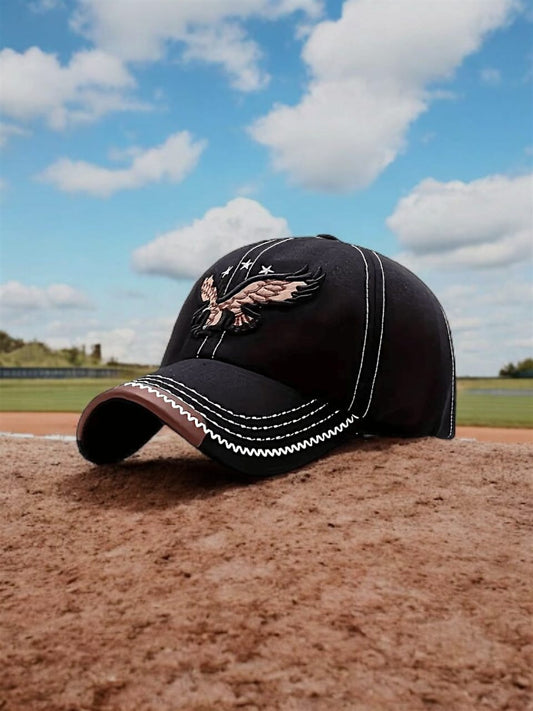 Unisex Eagle Embroidered Baseball Cap - H500