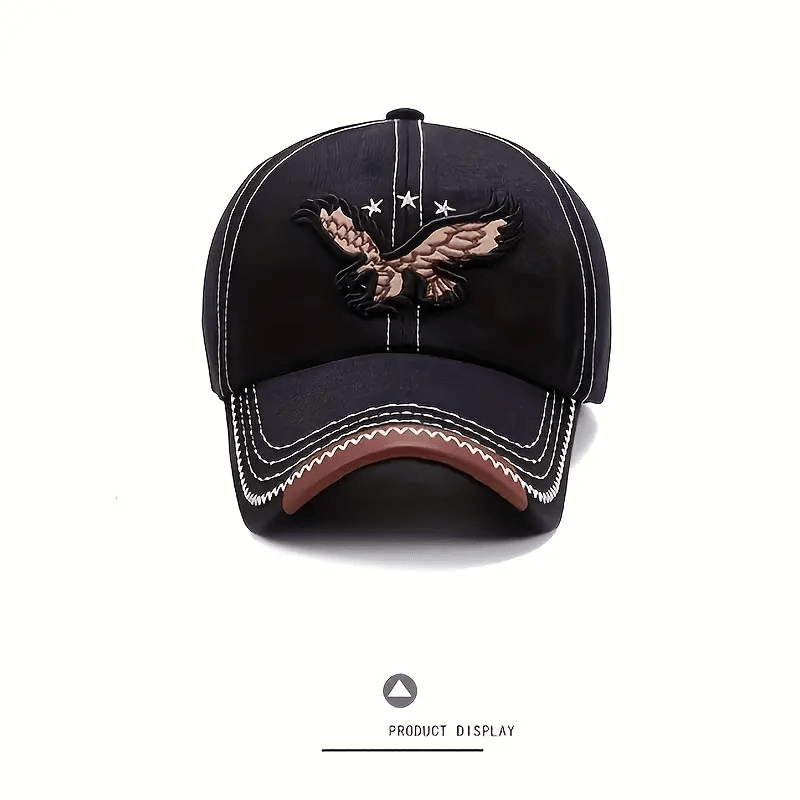 Unisex Eagle Embroidered Baseball Cap - H500
