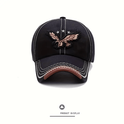 Unisex Eagle Embroidered Baseball Cap - H500
