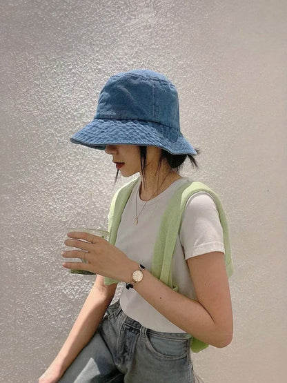 Unisex Fantasy Denim Bucket Hat - H5022