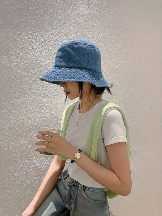 Unisex Fantasy Denim Bucket Hat - H5022