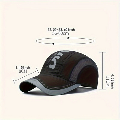 Unisex Quick-Dry Mesh Baseball Cap – H5009
