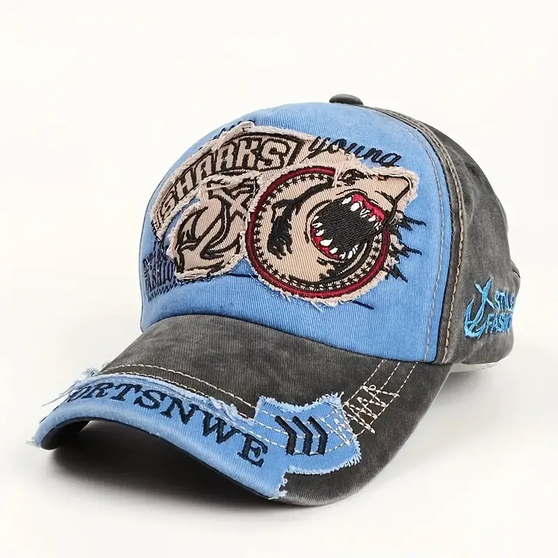 Unisex Vintage Shark Cap - H7451