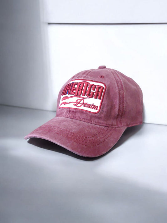 Vintage Distressed Patchwork Denim Cap - H7464
