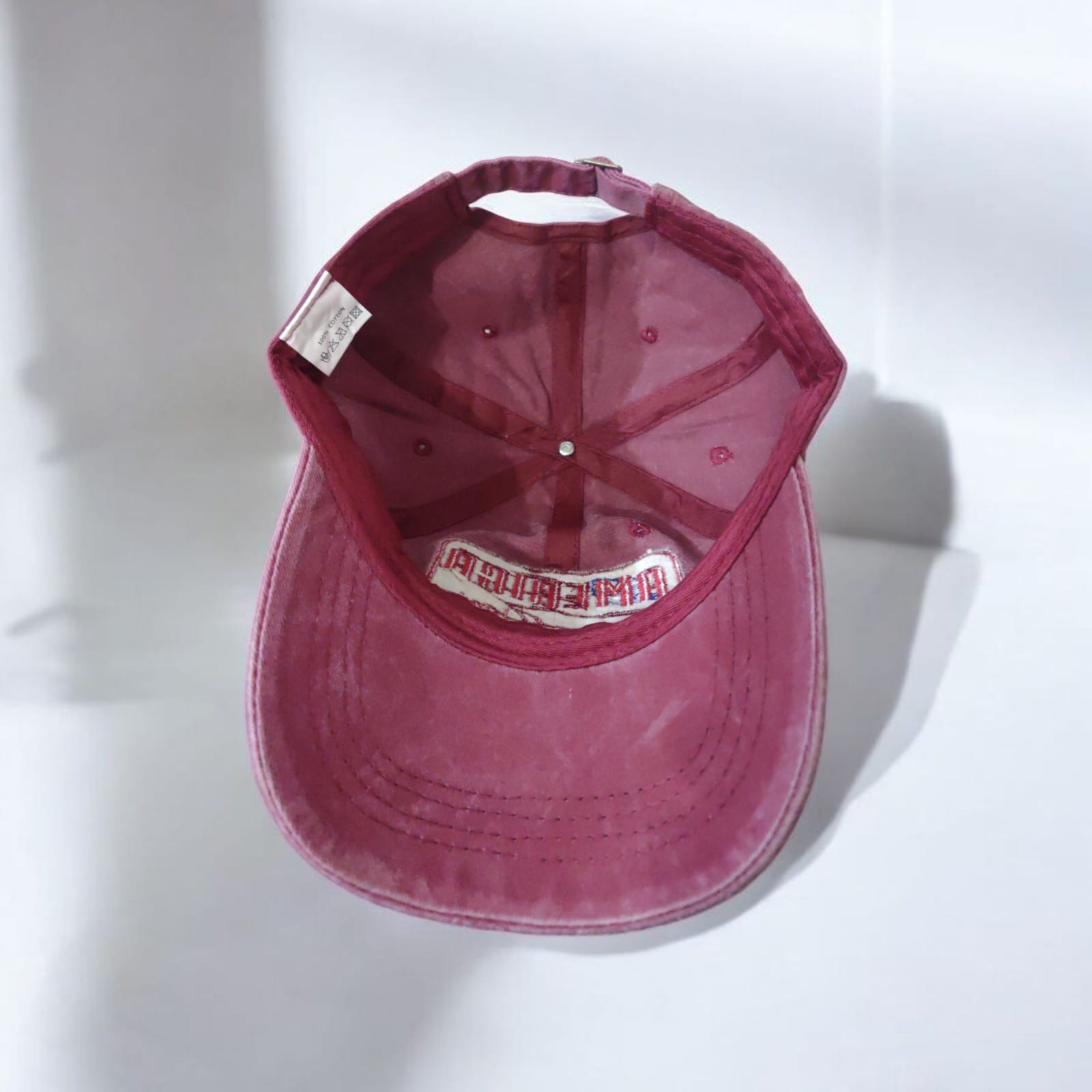 Vintage Distressed Patchwork Denim Cap 2