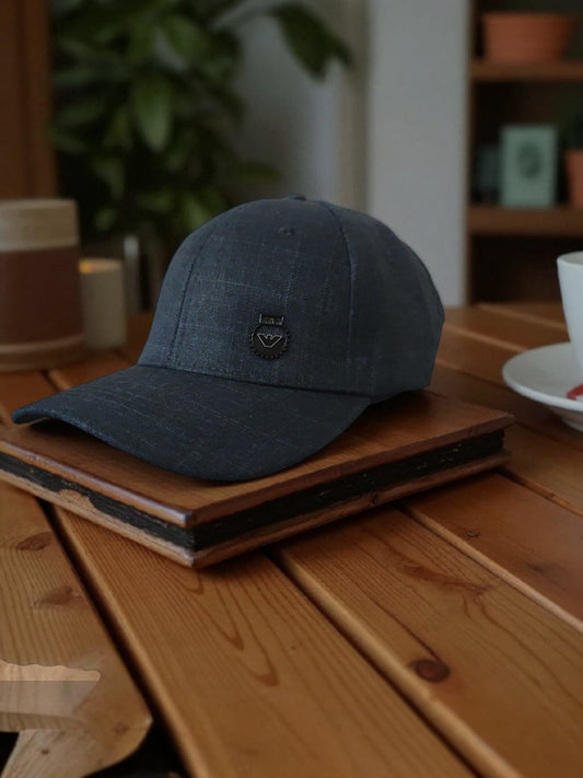 Vintage Plaid Baseball Cap  Checkered Pattern 