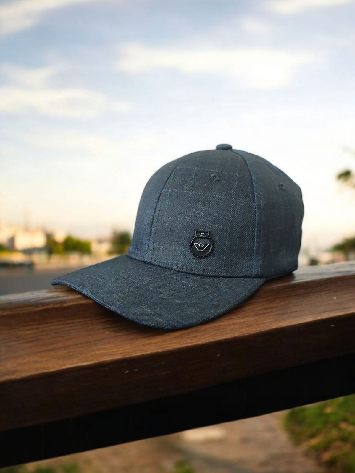 Vintage Plaid Baseball Cap  Checkered Pattern 3