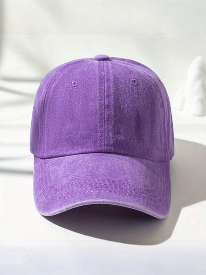 Washed Distressed Unisex Baseball Cap - H2034