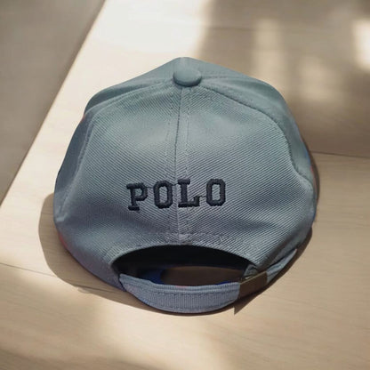 Premium Adjustable Polo Cap - Grey Color - H2002