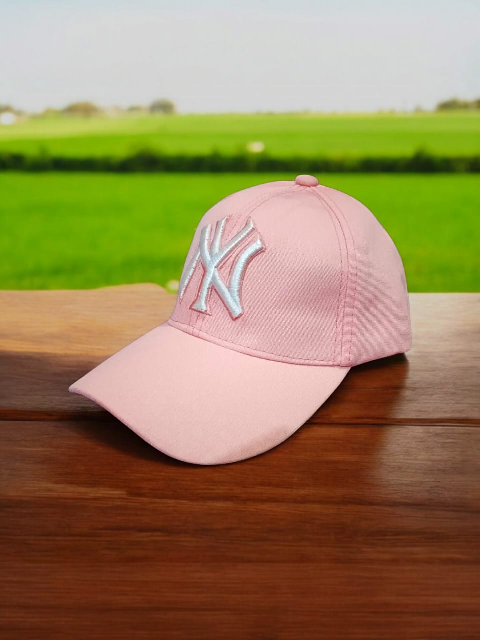 Light Pink NY Cotton Cap  Adjustable - H2003