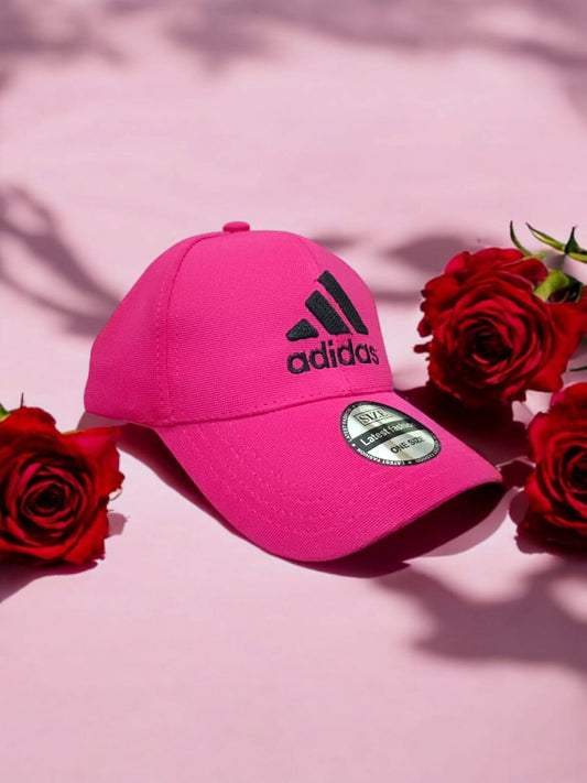 Premium Adidas Dark Pink Adjustable Cotton Cap - H2004