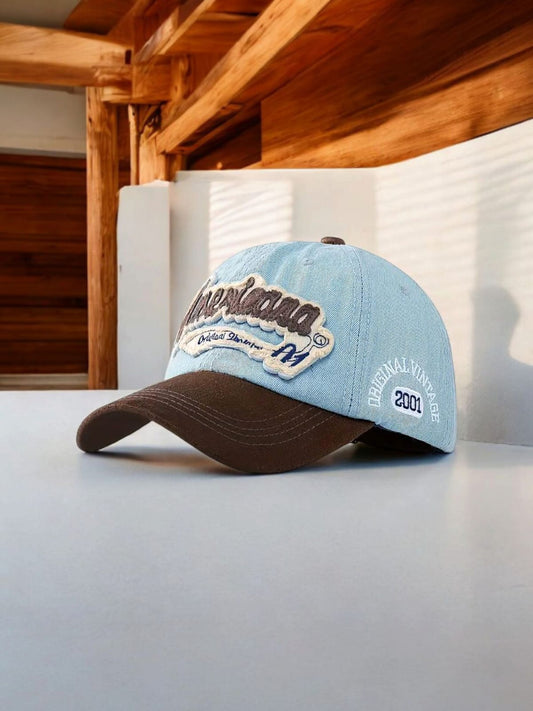 2001 Vintage Embroidered Baseball Cap Adjustable Unisex Hat - H7452