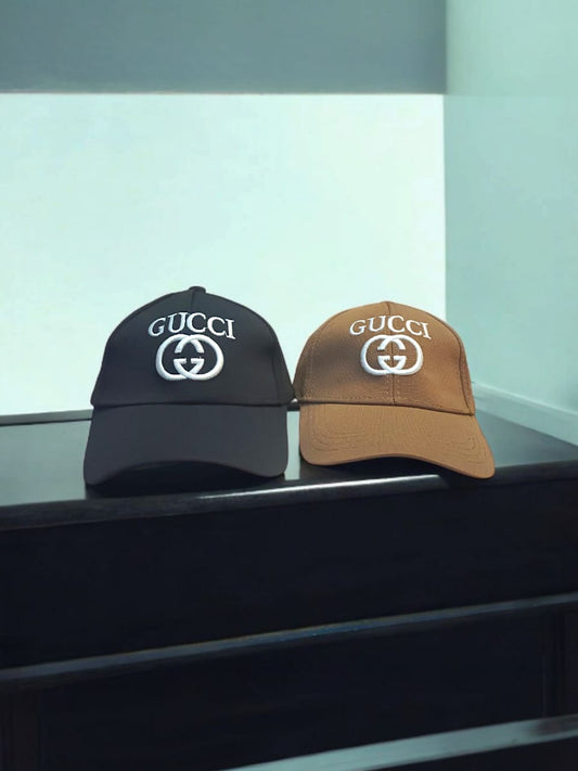 Gucci  Embroidered Cotton Cap - H104