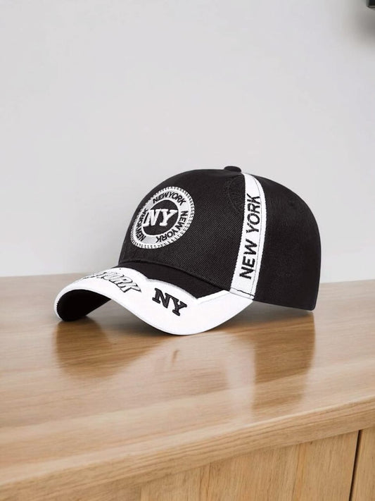 Men's NY Baseball Cap – Adjustable Sun Hat for Travel & Outdoor Wear - H5013