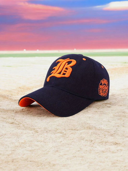 Premium Unisex Embroidered Alphabet Peaked Cap - H5012
