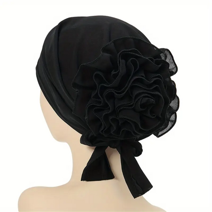 Women's Solid Color Scarf Hat  - H2900