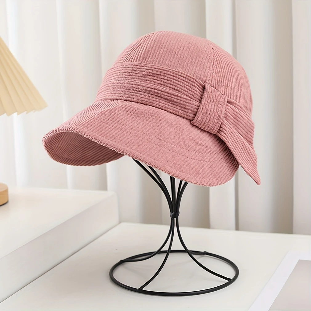 Women's summer Duckbill Bucket Hat Pink – H5020