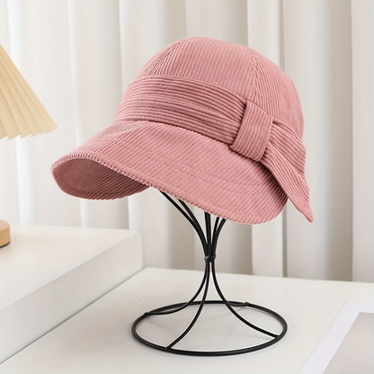 Women's summer Duckbill Bucket Hat Pink – H5020